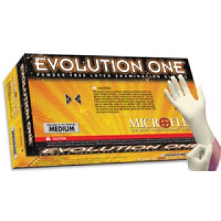 Microflex EV-2050-M - Glove Exam PF Latex Medium Evolution One 100/Bx, 10 BX/CA
