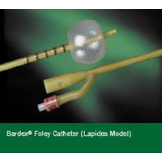 C.R. Bard 600190L - Foley Catheters, Lubricath, Diagnostic, Specialty, Trattner Model, Latex, Short Round Tip, Single Drainage Eyes Between Balloons, 20FR, EACH