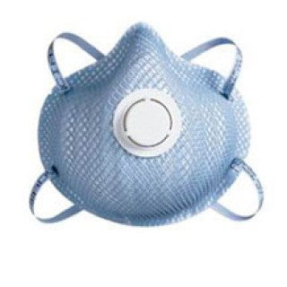 Safety Zone 2300N95 - Mask Face Respirator Moldex Md N95 Wht Molded w/ Valve 10/Bx, 10 BX/CA