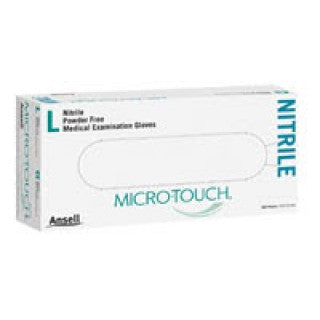 Ansell Perry 6034303 - Glove Exam Chemo Approved PF Nitrile LF Lg Blu Micro-Touch 200/Bx, 10 BX/CA