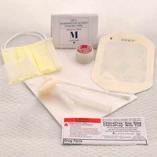 LSL Healthcare 3067CP - STERILE CENTRAL LINE DRESSING CHANGE KIT - Mask, Gloves, Dressing, Towel, Chloraprep, CT Applicator, Gauze, Tape, 30 Per/Cs