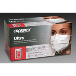 Crosstex International GCFCXUSF - SecureFit Ultra Earloop Mask Blue 50/Bx, 40 BX/CA