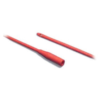 Covidien 8887660168 - Dover Urethral Catheter Red Rubber Robinson, 16" length, radiopaque, smooth rounded tip, 100/CS