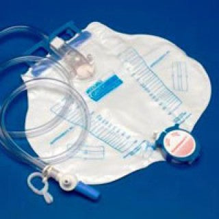 Covidien 6300 - Bag Drainage Curity 2000mL Bedside AntiReflux LF Clr Ea, 20 EA/CA