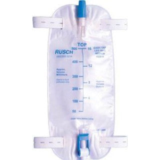 Rusch 452932 - Leg Bag W/Tap Flip Drain Valve 1000ml Ea