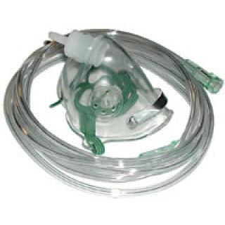 Mada Medical 1327C - Mask Oxygen Pediatric w/ Tubing Ea, 50 EA/CA