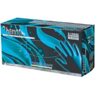 Adenna PHM912 - Glove Exam PF Latex Small Black Phantom 100/Bx, 10 BX/CA