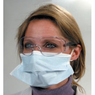 Certol International PFL008-1 - Mask Face PFL Shield Std 8" Rtnt Bnd Fluid Rst Blu 50/Bx, 6 BX/CA