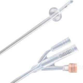 C.R. Bard 1758SI20 - Lubri-Sil Catheter, Silver and Hydrogel, 20 Fr, 12/CS