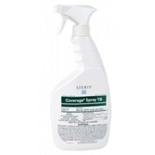 Steris 142977 - Cleaner Coverage TB Disinfectant Qrt 22oz Trigger Spray Bottle Ea, 12 EA/CA