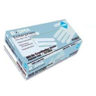 Bosma Ind. for the Blind 72-10501 - GLOVE, EXAM, NITRILE, TEXTURED, PF, SM, 1000 EA/CS, 10 BX/CS