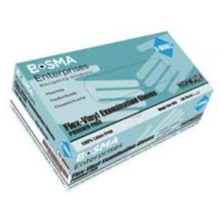 Bosma Ind. for the Blind 72-90601 - GLOVE, EXAM, VINLY, SMOOTH, PF, LF, SM, 1000 EA/CS, 10 BX/CS