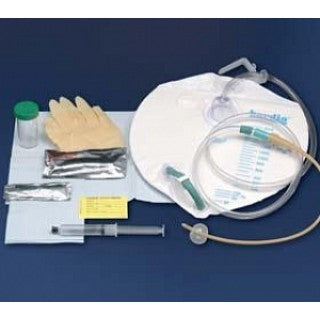 C.R. Bard 802016 - Catheterization Foley Tray Bardia 16fr 5cc IC Bag Ea, 10 EA/CA