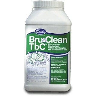 Brulin BCTBC6-CS - DISINFECTANT, TABLET, BRU-CLEAN TBC,12/cs