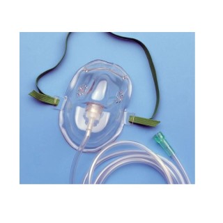 Carefusion 1242 - PERCENTO2 OXYGEN MASK W/7'' TUBING ADLT, 50 EA/CS