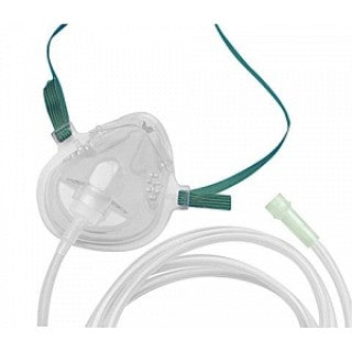 Carefusion 001262 - Mask Airlife Oxygen Pediatric Md Conc 7'' Tb Vinyl Ea, 50 EA/CA