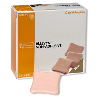 Smith & Nephew 66027643 - DRESSING, FOAM, ALLEVYN, NON-ADHESIVE, 2"X2", EACH