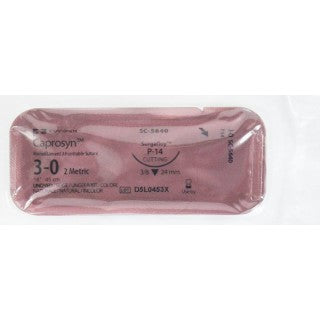 Covidien SC5640 - SUTURE, CAPROSYN 3/0 UD 18 P-14, 36/BX