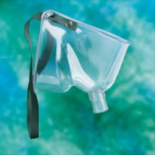 Teleflex 1388 - MASK, TENT, FACE, W/6'', CORRUGATED TUBING, 50 EA/CS