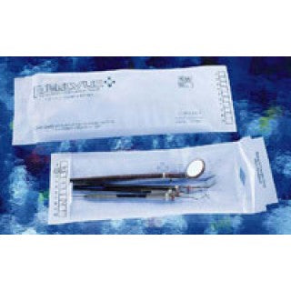 DUX Dental 31610 - Peelvue Sterile Pouch Red 3.5x5.25 200/BX, 10 BX/CS