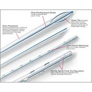 Atrium 15032 - CATHETER, FIRM PVC THORACIC STR SZ32, EACH