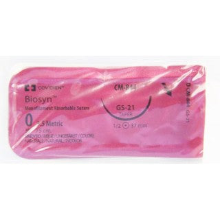 Covidien CM844 - Suture Biosyn Mono Ud GS21 0 30" Bx