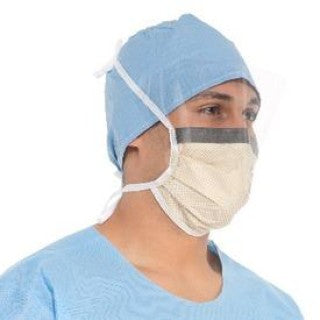 Halyard Health 28804 - MASK, FLUIDSHIELD, FOG-FREE, W/WRAP VISOR, 100 EA/CS