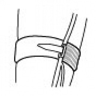 Halyard Health 36600 - Catheter Leg Strap Adult Ea, 40 EA/CS