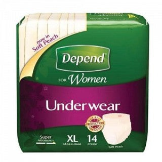 Halyard Health 38531 - Underwear Briefs Depends Large Maximum Protection 68/Ca