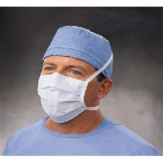 Halyard Health 62367 - MASK, SURGICAL, PLEAT, TIE, WHITE, LITE ONE, 300/CS