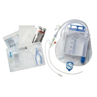 Smiths Medical UM400-16 - Urine Meter Foley Tray with a 400 Series Foley Catheter Temperature Sensor, 16 french