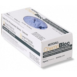 Covidien CT5073G - ChemoPlus Nitrile Ambidextrous Gloves, Large, 8 mil