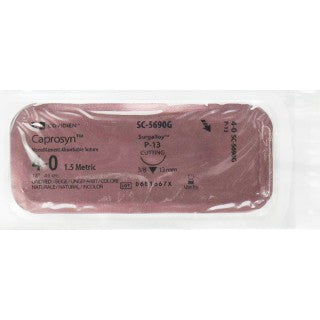 Covidien SC5690G - Suture Caprosyn Mono Ud P13 4-0 18" 12/BX