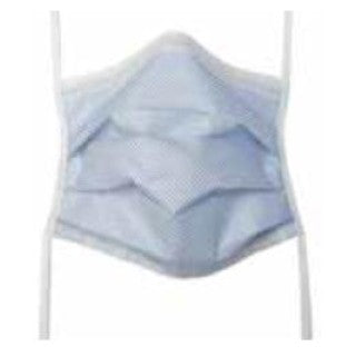 Precept Medical 65 3312 - MASK, FLUIDGARD, FACE, POLY TIES, BLUE DMND, 250 EA/CS, 5 BX/CS