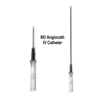 BD 381123 - Catheter 22gx1" Angiocath IV 50/Bx, 4 BX/CA