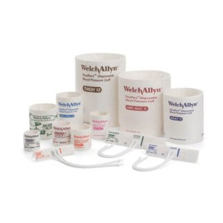 Welch-Allyn SOFT-07-2BVC - CUFF, BP, SOFT, INFANT, 2-TUBE, BVC, 20 EA/CS