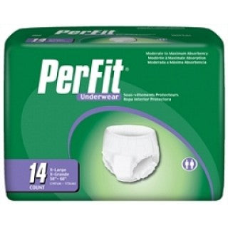 First Quality Products PF-514 - UNDERWEAR, PROTECTIVE, PERFIT, XL, 58-68, 56 EA/CS