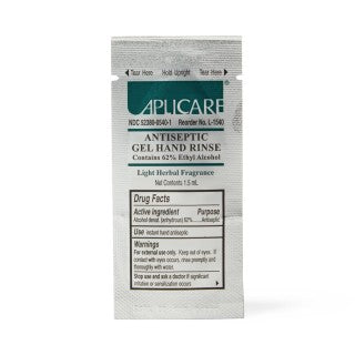 Aplicare APLL1540 - Sanitizer Hand Gel, 1.5 ml, 62% Ethyl alcohol, Packet (10 boxes of 50 packets/cs), 500 Per/Cs