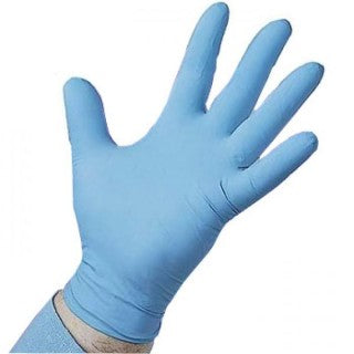 QRP Gloves 8BQF09XL - GLOVE, NITRILE, 9", 8ML, BLUE POWDER FREE, XL, 500 EA/CS, 10 BX/CS