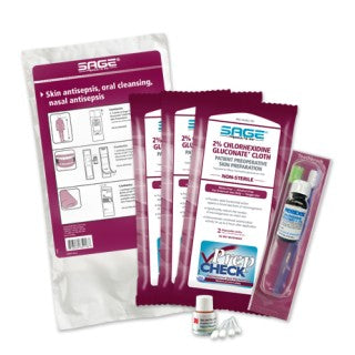 Sage 9011 - KIT, SKIN AND NASAL ANTISEP, ORAL CLEANSNG, 20 EA/CS