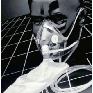 Salter Labs 1127-7-50 - MASK, PED, OXY, HC, ELASTIC STRAP, 7'' TUBE, 50/CS