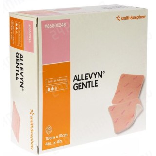 Smith & Nephew 66800248 - Allevyn Gentle 10cm x 10cm