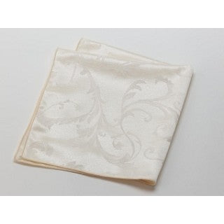 Table Cloth Company TB54X54GDIV - TABLECLOTH, GABRIELLE DAMASK, 54X54, IVORY, EACH