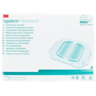 3M 90802 - DRESSING ACRYLIC SQ 5INX5IN 5/BX 6BX/CA