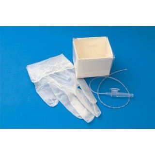 Carefusion 4897T - Tri-Flo Suction Cath-N-Glove Economy Catheter Kit, 8 Fr, Two powder-free vinyl glove, 100/CS