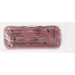 Covidien SC5617G - Suture Caprosyn Mono Ud P12 4-0 18" 12/BX