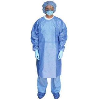 Cardinal Health 8200CG - GOWN, IMP, CHEMOTHERAPY, BLUE, UNIV, 10/PK