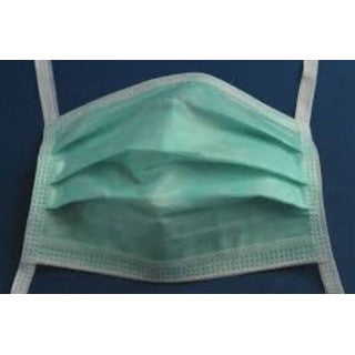 Cardinal Health AT73835 - Inst-Gard Surgical Mask W/Fog-Free Adhesive Tape, Green, 300/Ca