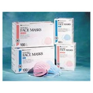 Henry Schein MK-6723 - Molded Face Mask Pink Cone 100/Bx