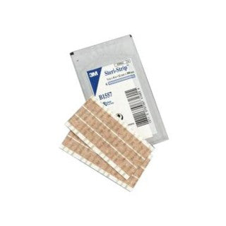 3M B1557 - CLOSURE STERI STRIP WOUND 1/2X4IN 50/BX 4BX/CA